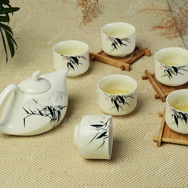陶瓷手绘7头茶具