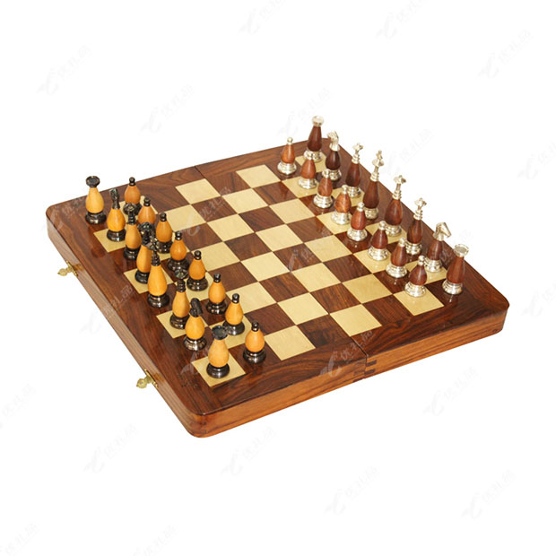 折叠木制国际象棋
