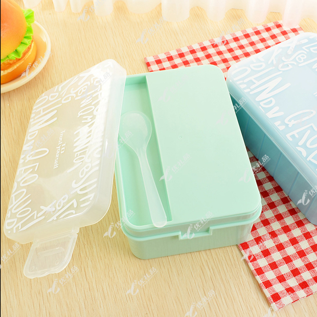 日式便当盒中小学生塑胶饭盒