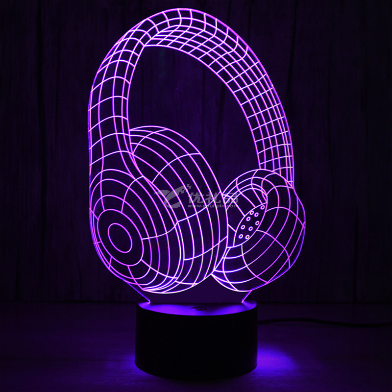 耳机造型炫酷夜灯