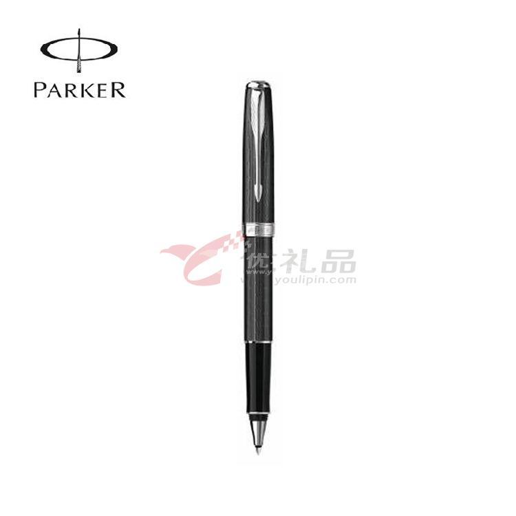 派克筆PARKER/卓爾碳黑白夾墨水筆