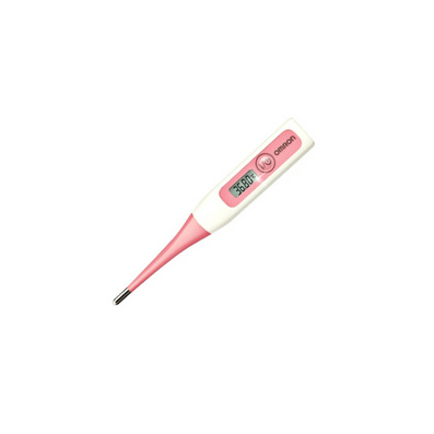 欧姆龙电子体温计 MC-342FL 女性排卵期 生理期体温计 软头