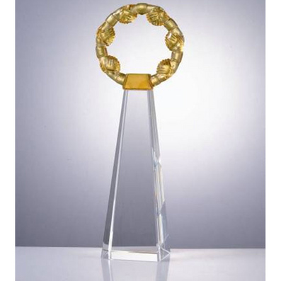 商務禮品 紀念品 水晶禮品獎杯光環