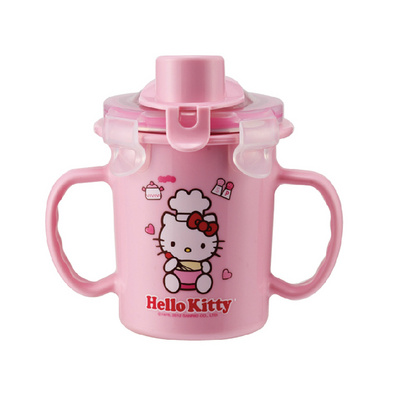 樂扣樂扣Hello Kitty不銹鋼兒童吸管杯