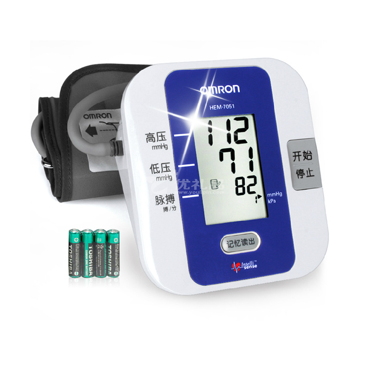 欧姆龙7051血压计 电子全自动上臂式血压计定制