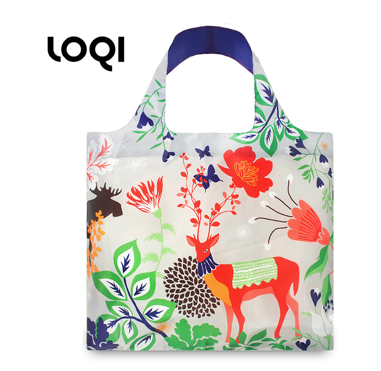 LOQI 春卷包│森林系列新潮包 折叠包 购物袋 单肩斜跨大包定制
