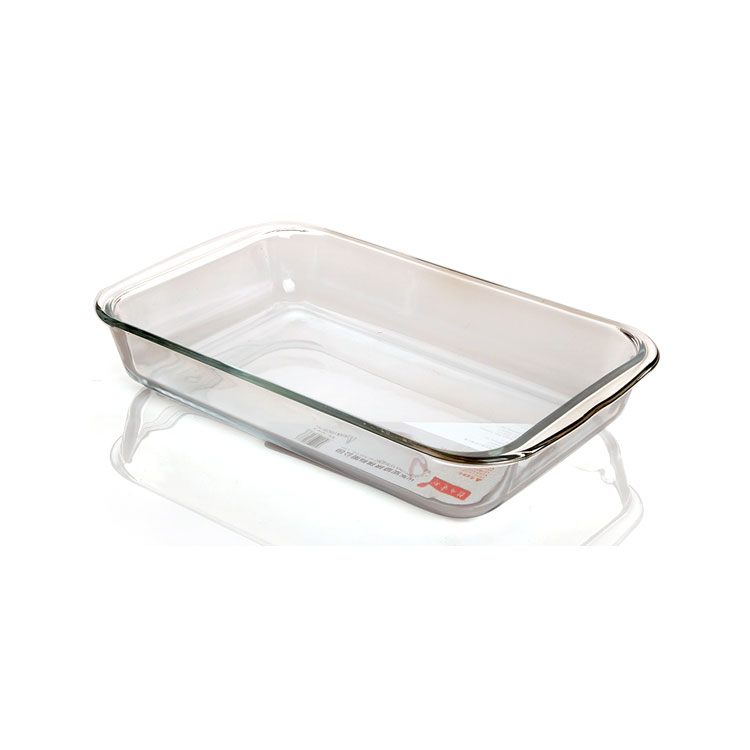 高品质钢化玻璃烤盘 可用微波炉 菜盘