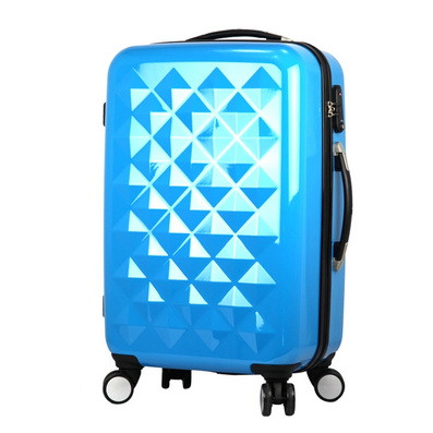 歐美原單abs拉桿旅行箱 鉆石紋行李箱包拉桿箱定制