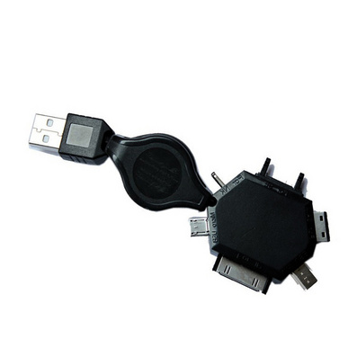 USB一拖六手機萬能充電線/器 多功能充電線 6合1多頭充電