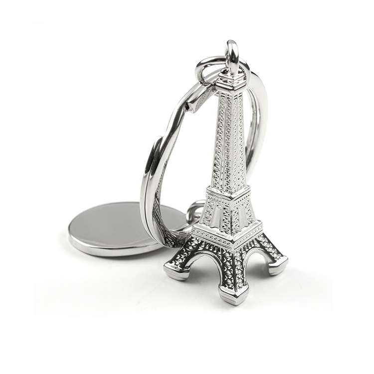 巴黎鐵塔汽車鑰匙扣創意鑰匙圈鏈男女士高檔禮品 