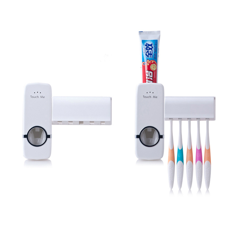 全自動牙膏擠壓器 牙刷架套裝 擠牙膏器