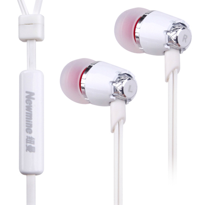 紐曼線控入耳式耳機重低音耳機禮品定制