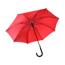 直桿23寸雨傘定制8片長柄黑膠直桿男女式晴雨兩用太陽傘廣告傘定制