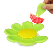第6金创意水果叉子套裝花型环保食品小叉子厨房工具定制