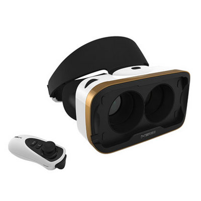 暴风魔镜4代 黄金版 VR虚拟现实眼镜 智能3d眼镜 头戴式游戏头盔定制  Android iOS两个版本可定制 