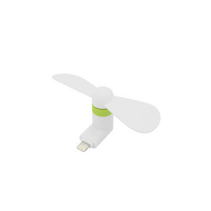 蘋果手機迷你尾插風扇安卓充電口通用風扇 創意雙葉扇 USB小風扇定制