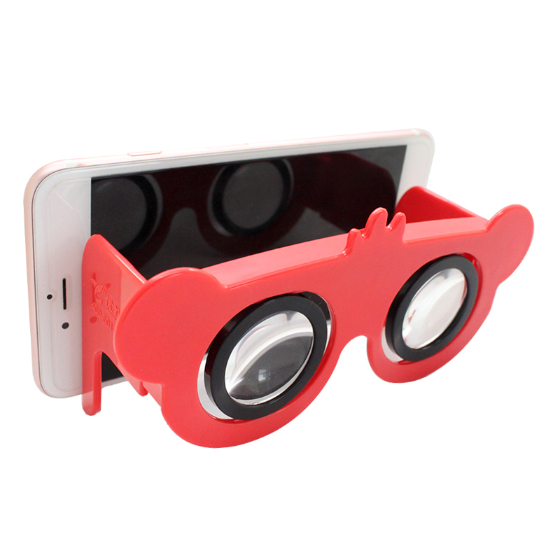 創意迷你小熊VR眼鏡 便攜3D虛擬現實眼鏡定制