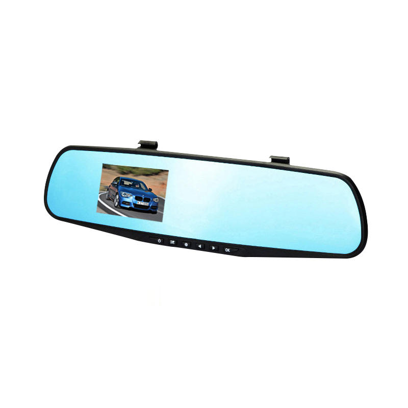 2.8寸藍屏后視鏡行車記錄儀 1080P高清車載記錄儀