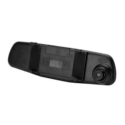 2.8寸藍屏后視鏡行車記錄儀 1080P高清車載記錄儀
