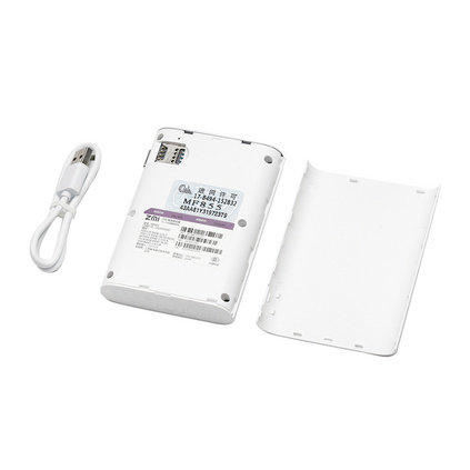 ZMI 7800毫安 聯通/移動/電信/全網通/移動電源/充電寶 隨身mifi 4G無線路由器 MF855 白色定制