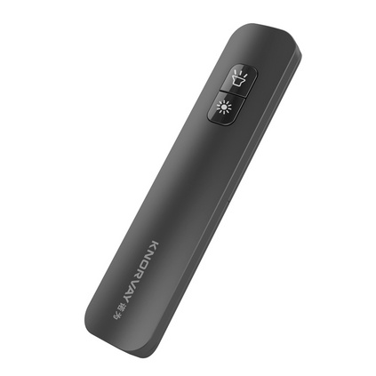 诺为(KNORVAY)R705C 黑色 激光笔电子教鞭 演讲笔 指示笔带LED灯
