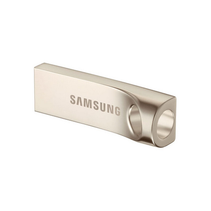 三星（SAMSUNG）Bar 64GB USB3.0 U盘 读130M/s 金属银