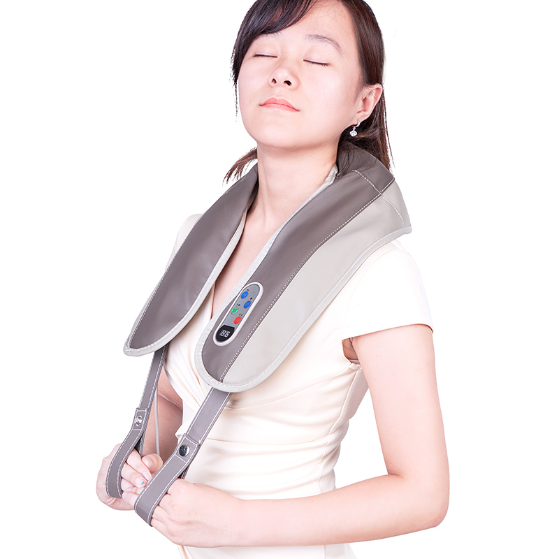 皇威(huangwei)H-8610A按摩披肩頸部頸椎肩頸樂腰部家用按摩器按摩儀