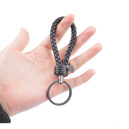 织绳汽车钥匙扣男女钥匙挂件羊皮钥匙链创意钥匙圈情侣钥匙环