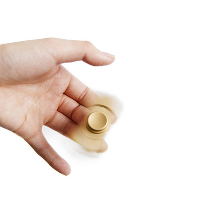 指尖陀螺玩具成人二葉手指間螺旋鋁合金減壓