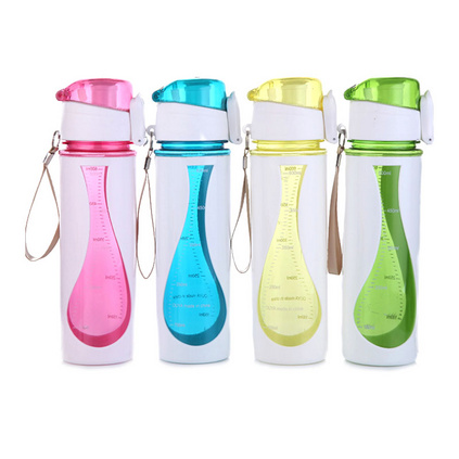 環保塑料手提杯 戶外運動水壺 男女通用便攜水杯