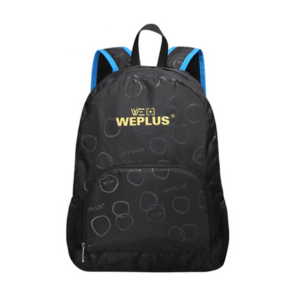 唯加（WEPLUS）旅行折叠背包皮肤包 轻盈户外双肩包男女情侣旅行包背包 