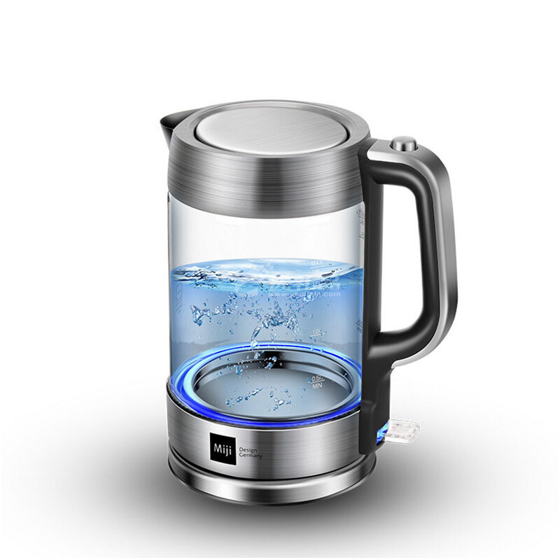米技（MIJI）HK-3301 1.8升肖特玻璃高硼硅玻璃電熱水壺定制