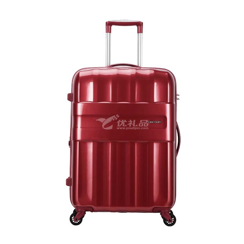Samsonite/新秀丽S43时尚扩展层旅行箱镜面设计行李箱定制20寸