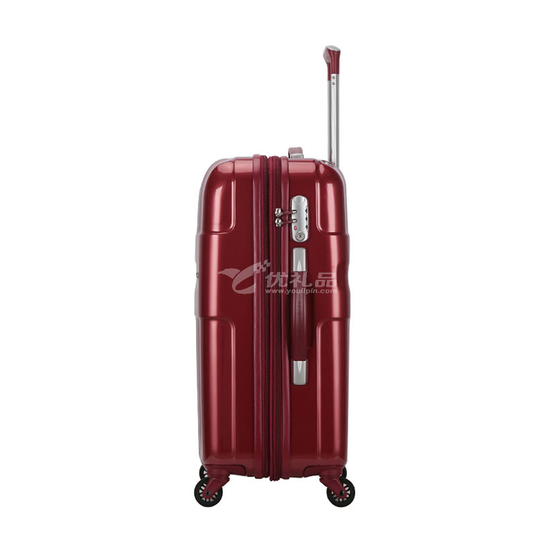 Samsonite/新秀麗S43時尚擴展層旅行箱鏡面設計行李箱定制20寸