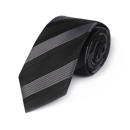 韩版商务7cm正装领带 男士涤纶丝领带定制