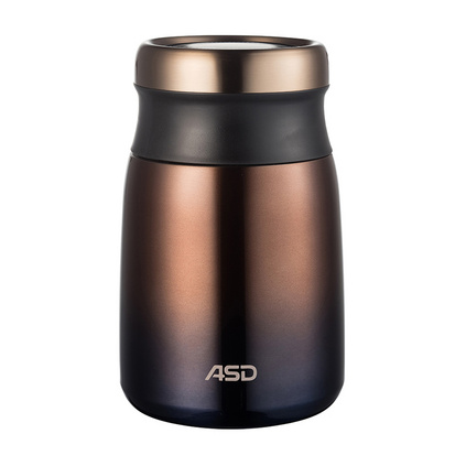 爱仕达（ASD） 焖烧杯 800ML保温罐304不锈钢真空食物罐保温桶RWS80S2Q 粥桶焖烧罐定制 （加州熔岩）