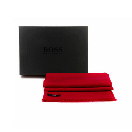 BOSS披肩TH025新年禮品圍巾定制 春節紅色披肩定制