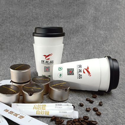 优礼品倾情推出 有机认证咖啡（小罐装）三种风味可供选择 手冲咖啡杯定制 6杯/盒 