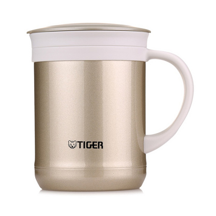 TIGER/虎牌CWM-A035 350ml保溫杯 辦公型不銹鋼真空杯茶濾網杯水杯定制