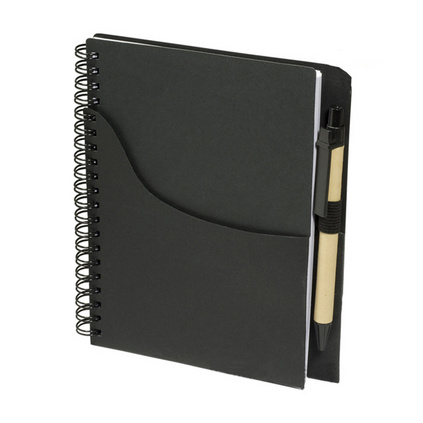环保记事本笔记本含笔办公用品会议本子学生日记本记事本定制
