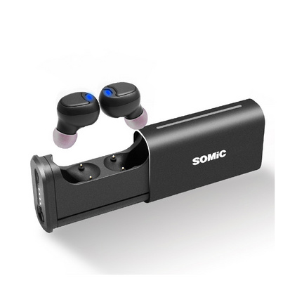 Somic/硕美科 W20真无线蓝牙耳机 5.0运动防水无线入耳式耳机定制