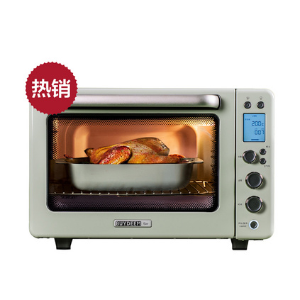 北鼎 電腦控溫家用烤箱 T535綠色 小型發酵烤箱定制