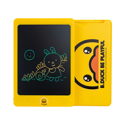 B.Duck小黃鴨兒童彩色液晶畫板10.5寸手寫板涂鴉手繪板電子小黑板寫字板定制