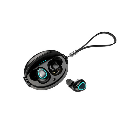 私模M7藍牙耳機 TWS5.0入耳式藍牙耳機 手雷旋轉充電倉藍牙耳機定制