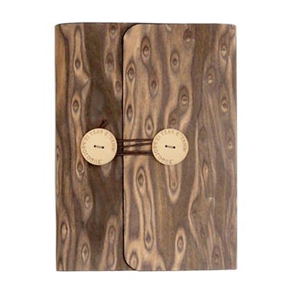 木本良品天然树皮笔记本自然简约个性创意笔记本礼盒文艺日记手账本定制
