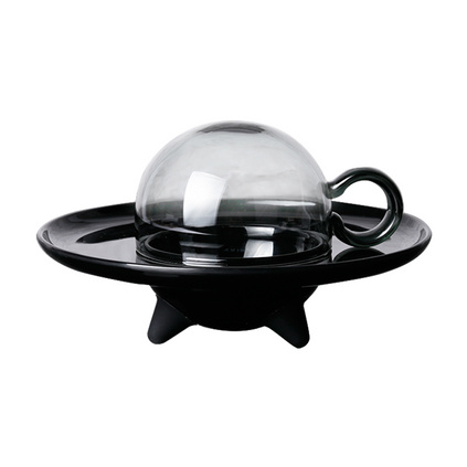 一个人的星球创意飞碟咖啡杯挂耳高颜值下午茶杯咖啡杯碟套装定制