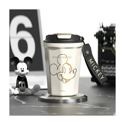 GERM格沵米奇系列菱形咖啡杯迪士尼米奇水杯高颜值车载杯子高级感保温杯定制