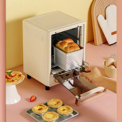 小画仙 家用多功能机械电烤箱12L立式家用迷你小型烘焙烤箱定制