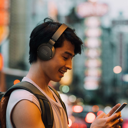 JBL头戴式无线降噪耳机T660NC无线蓝牙运动耳机音乐耳机通用苹果华为小米手机头戴式耳机定制