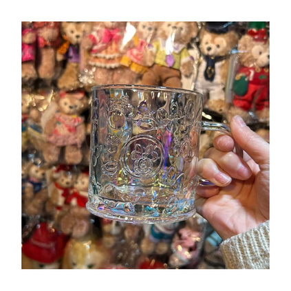 迪士尼炫彩浮雕玻璃杯定制
